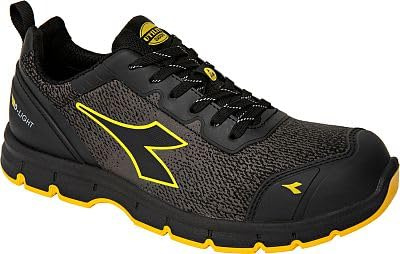 Diadora SCARPE ANTINFORTUNISTICHE RUN ATOM EVO LOW S3S SC FO SR ESD (C2763 - GRIGIO ACCIAIO/NERO, Sistema Taglie Calzature EU, Adulto, Uomo, Numero, Media, 41)