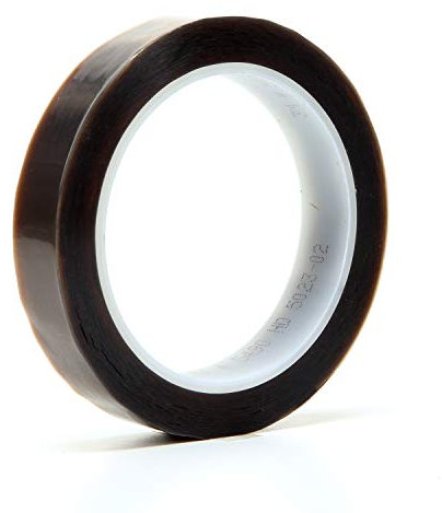 3M 5490 PTFE Klebeband, extrudiert, 19 mm x 33 m, Braun/Transparent (12-er Pack)