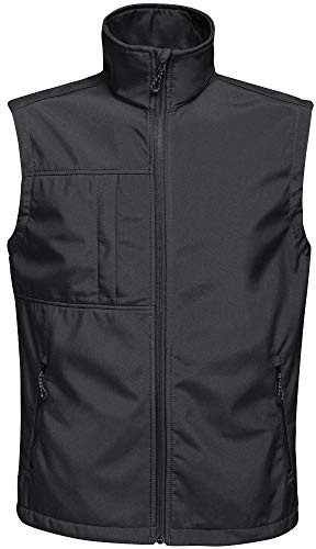 Regatta Gilet Softshell sans Manches Homme imperméable, Respirant E Coupe-Vent Octagon II Bodywarmers Homme Black(Black) FR: 4XL (Taille Fabricant: 4XL)