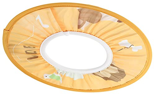 Baby Bath Cap Safe Shampoo Shower Cap Bathing Tub Head Hair Rinser Protection Toddler and Kids Prevent Water Entering Eyes and Ears (Orange)