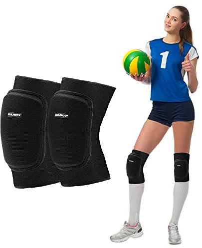 EULANT Knieschoner Kinder Volleyball Knieschützer Weiche Baumwolle Knieprotektoren & Ellenbogenschoner für Volleyball Handball MTB Scooter Wrestling Tanzen Fahrrad Turnen Fussball Inliner