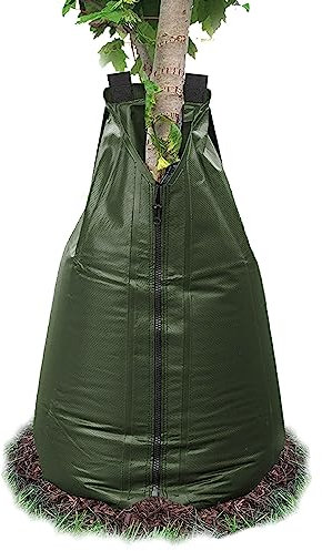 GARTENTECH Baumbewässerungssack 75 Liter Wassersack für Bäume Bewässerungssack für Bäume Bewässerung Baum robustes PE Gewebe UV Beständig