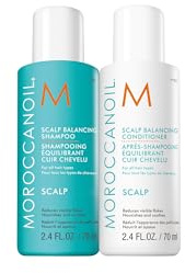 Ensemble shampooing et après-shampooing Moroccanoil pour rééquilibrer le cuir chevelu