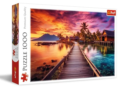 Trefl - Paradiso Tropicale - Puzzle 1000 Pezzi - Puzzle Fai da te, Intrattenimento Creativo, Puzzle Classico per Adulti e Bambini dai 14 anni