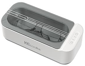 Nettoyeur à ultrasons pour bijoux, KECOOLKE 400 ml Nettoyant sonique avec minuterie numérique pour lunettes, bagues, pièces de monnaie, anneau, argent