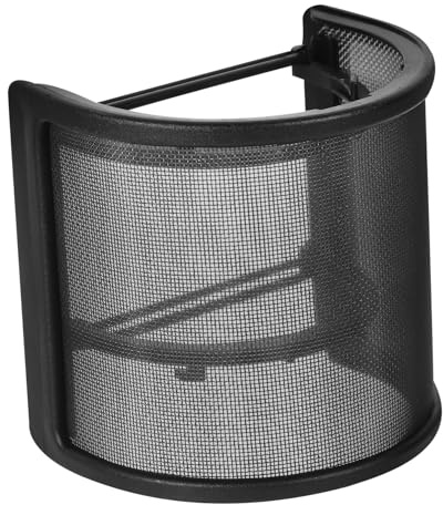 Toddmomy Micrófono Filtro Antipop Forma Cubierta Protectora Antiviento para Micrófono de Mano para Grabaciones Vocales
