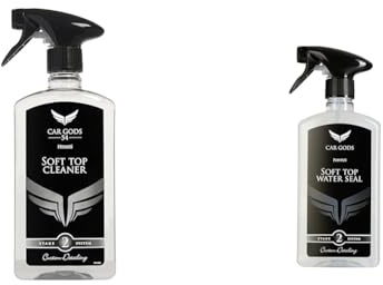 Car Gods Helios Soft Top Cleaner 500 ml + Car Gods Pontus Soft Top Water Seal 500 ml