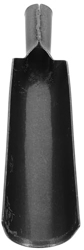 GARIOUANS Bêche à Manche en Acier au Manganèse Renforcé, Taille Petite Allongée, Outil de Jardinage pour Creuser Racines et Trous, Pelle Plate Multifonction pour Plantation et Entretien