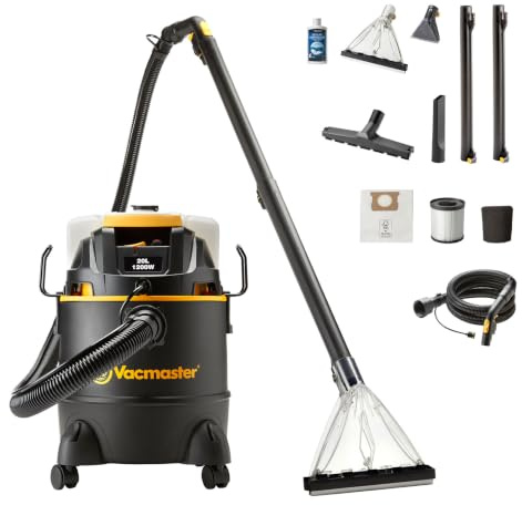 Vacmaster 1200W Lava-Aspiradora 3 en 1 Aspirador de Inyección y Extracción