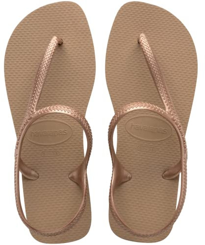 Havaianas Women's Flash Urban Flip Flop,Rose Gold,39/40