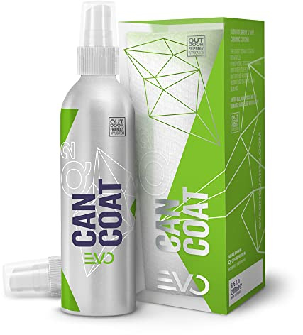 GYEON CanCoat EVO Spray Ceramic Coating DIY grade water beading gloss protection multi-surface auto detail trim wheels glass vinyl safe application easy use interior exterior sealant layer