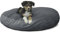 bananair - Hundebett Rund Weich & Bequem - Bezug Abnehmbar und Maschinenwaschbar - Großzügig gepolstert - XXL Hundekissen/Hundekorb/Dog Bed für Kleine & Grosse Hunde (70 cm, Dunkelgrau)