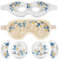 Cooling Gel Eye Mask Set - Ice Face Mask with Eye Holes and Plush Backing, Cold Hot Eye Compress and Reusable Cooling Pads for Eyes Puffiness, Migraine Headache, Dark Circles, Dry Eyes (4 PCS)
