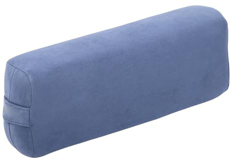 TIKATARER Meditationskudde, Bekväm Golvkudde, Stödjande Ryggrad Höftdyna med 3-lagers Svampkärna och Tvättbart Mockaöverdrag, Perfekt för Yoga och Avkoppling (Blå)
