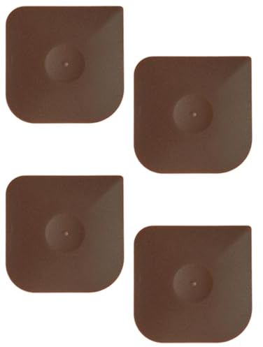 OSALADI Lot de 4 Grattoirs Multi-usages en PC pour Nettoyage Poêles et Casseroles, Petits Outils Ergonomiques Flexibles, Cuisine et Maison, Élimination Facile des Graisses et Résidus,