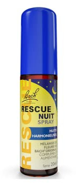 Rescue Nuit Spray, Lacher prise la nuit pour un reveil serein, Vegan, Complément alimentaire, 1 Spray x 20 ml
