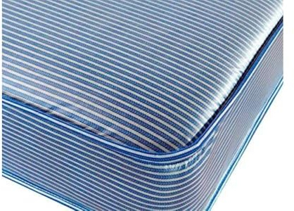 Starlight Beds Single Waterproof Mattress | Wipe Clean, Durable Sprung Construction, Suitable for Elderly Users and Children. 6.5 Inch Deep, Blue. (90 x 190cm)