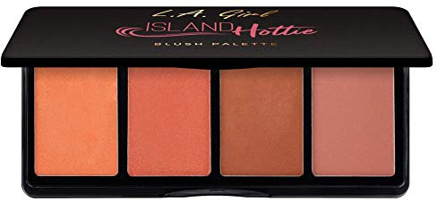 L.A. Girl Fanatic Blush Palette, Island Hottie Corals, 1 oz