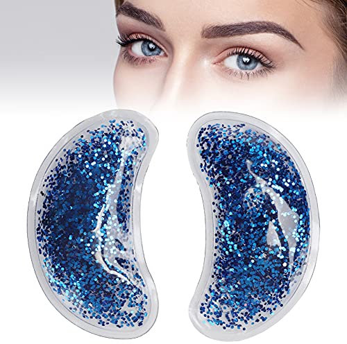 Impacco di Ghiaccio per Gel per gli Occhi, per gli Occhi in Gel Riutilizzabile, Pad per il Raffreddamento degli Occhi Benda per L'occhio per Terapia del Freddo Caldo, Cerotti Sotto