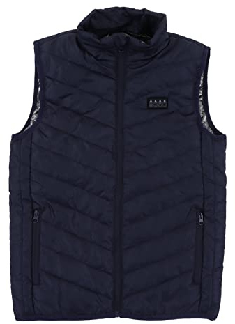 Elvärmeväst, 4 Switchar 3 Växlar Smart Värmeväst, Varmare Väst för Herr Dam, Eluppvärmd Jacka för Vandring (6XL)