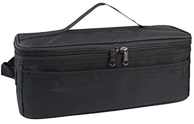 Rurunklee Sac de rangement pour ustensiles de camping, sac de rangement pour ustensiles de cuisine, pochette à couverts de camping, trousse de toilette portable pour voyage, pique-nique, barbecue,