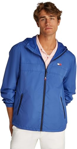 Tommy Jeans Tjm Lw Chicago Jacket Ext Dm0Dm20204, Giacca Antivento, Uomo, Blu (Tempo Blue), S