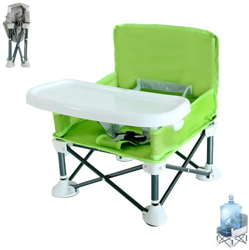 enseak Baby Camping Chair,Silla De Bebé Plegable,Baby Folding Chair,Silla Portatil Bebe Plegable Trona,Silla Bebe Playa,Silla Bebe Comedor,cadeira De Alimentação para Bebe,Baby Beach Chair