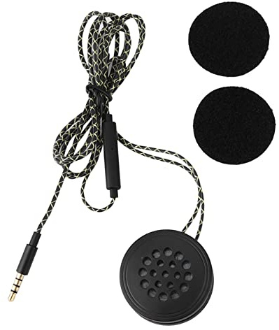 1,2 M Handsfree Samtalshjälm Headset, ABS Motorcykelhjälm Headset 1 par Hörlurar Högtalare Hjälm Headset för Los MP3 Computer