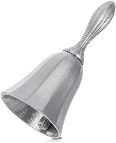 Extra Lautes Massives Messing Handglocke Tischglocke Schiffsglocke Kleine Glocke Weihnachtsglocke Burger Glocke Meditationsglocke Glocke für Restaurant Hochzeit Hotel Training von Haustieren