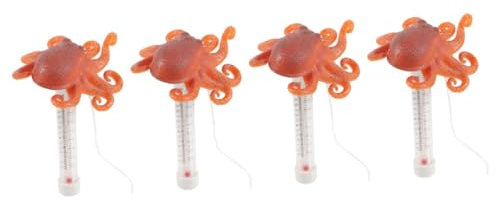 BESPORTBLE 4 Piezas Termómetro Piscina Agua Flota Termostatos Temperatura Clima Termostato De Nido Sauna Volar El Plastico