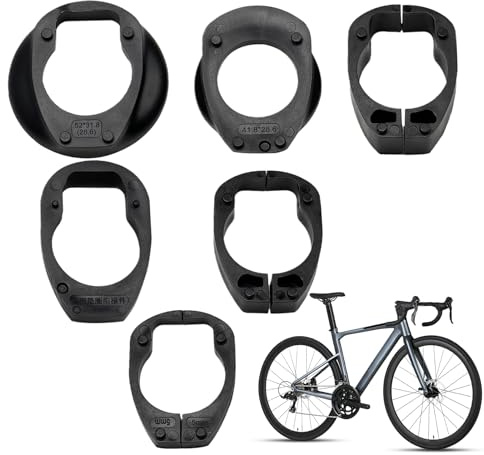 Set di 6 distanziatori per sterzo per Bicicletta, distanziali per Anteriore della Bicicletta, distanziali per Anteriore della Bicicletta, distanziali per da 28,6 mm e 31,8