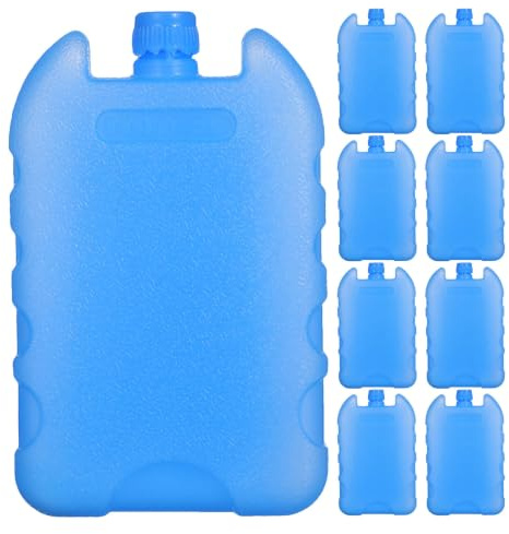 PRETYZOOM 9 Piezas Caja de Hielo Enfriamiento Estable y Recargable para Ventiladores de Aire Acondicionado Adecuado para Fiesta Verano Hogar y Dormitorios