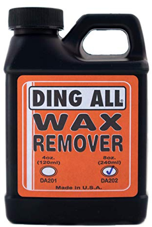 Ding All Scented Liquid Surfboard Wax Remover 8oz. for Effective and Easy Wax Removal