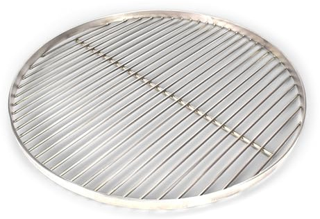 Grillrost.com Das Original Griglia Round - 50 cm in Acciaio Inox - Prodotto Artigianale - Made in Germany con 3 Passanti per appenderla