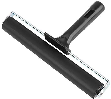 CHICIRIS Sevenyou Rubber Roller Brayer Paint Brush Ink Applicator Art Craft Oil Painting Tool for DIY Painting or Printing or Stamping, Black