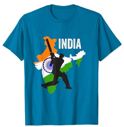 Indian Cricket Jersey India Cricket Team Lover Supporter T-Shirt