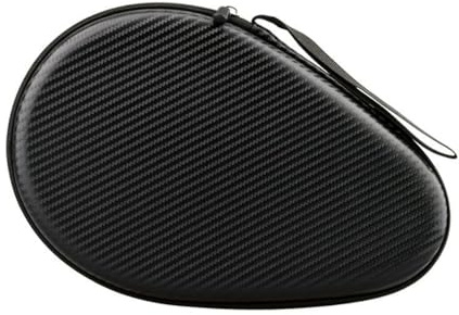 BDKMMS Table Tennis Racket Case, Portable Ping Pong Paddle Cover Waterproof Table Tennis Bat Bag for Storing a Pair of Table Tennis Bats & Two Balls