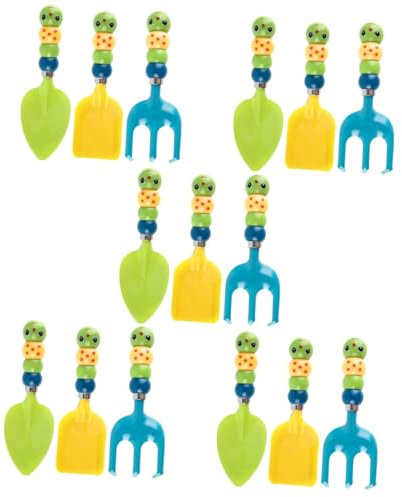 ibasenice 5 Sätze Raupenanzug Kindergartengeräte Topfspielzeug Für Gartengeräte Mini-Schaufel-Spielzeug Kleine Gartenschaufel Mini-gartengeräte Handliche Gartenschaufel Gartenhand Eisenstaub