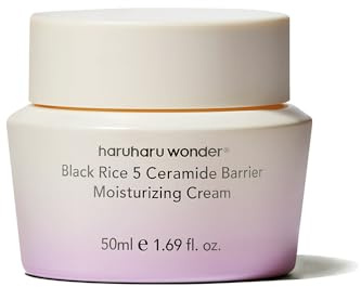 haruharu Wonder Black Rice 5 Ceramide Barrier Moisturizing Cream, Daily Skin Barrier Care, Long Last Hydration, Soothing & Nourishing, Capsule Ceramide, Korean Skincare 50ml