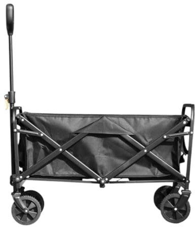 RAABYU Carro de Playa Carro de Camping al Aire Libre Carro de Camping Carro Plegable para Campamento Carro de Barbacoa práctico Carro de Pesca Carro con Ruedas