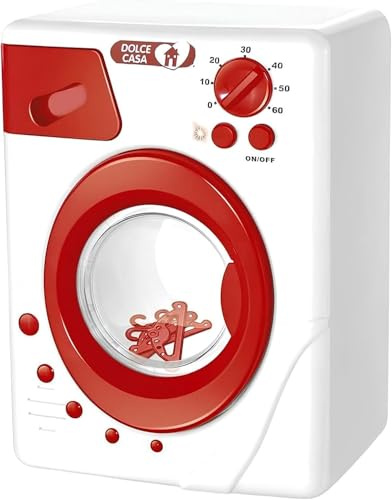 Machine à laver jouet pour enfants, appareils ménagers, jouet, machine à laver pour enfants, avec panier rotatif, lumières et sons réalistes, cuisine, buanderie électronique