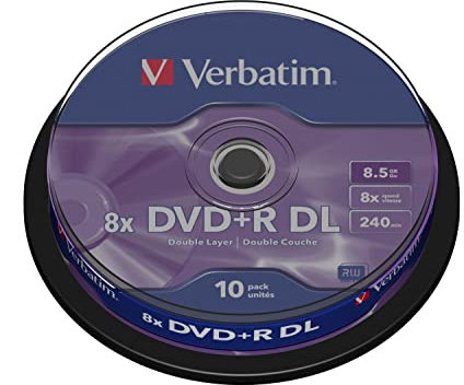 Verbatim DVD+R Double Layer 8X 8.5GB