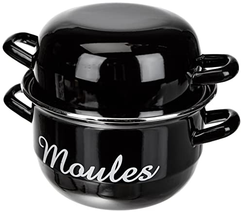 BAUMALU 312852 Peinte Marmite, Noir