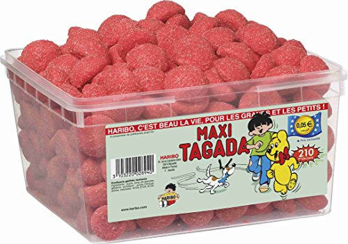 Haribo Maxi Tagada Fraises, 200 unités