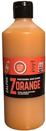 Rozalex Zalpon Zorange Extra Heavy-Duty Hand Cleaner 500ml Flip-Top