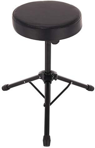 Trintion Drum Stool 30x5.8cm Folding Drum Stool Guitar Chair Piano Chair Padded Seat