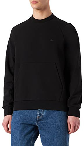 Lacoste Sweatshirt Classic Fit Homme , Noir, XL