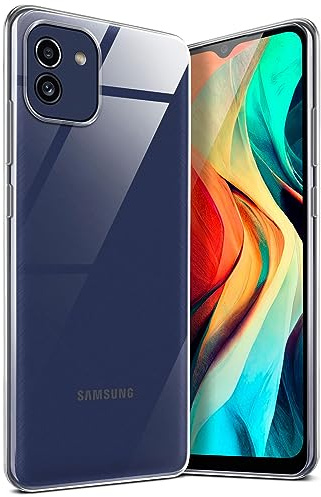 moex für Samsung Galaxy A03 Hülle Durchsichtig, Silikon Handyhülle Transparent, Clear Case Ultra Slim, Backcover Schutzhülle Dünn, Silikonhülle Minimalistisch, Aero Case, Klar