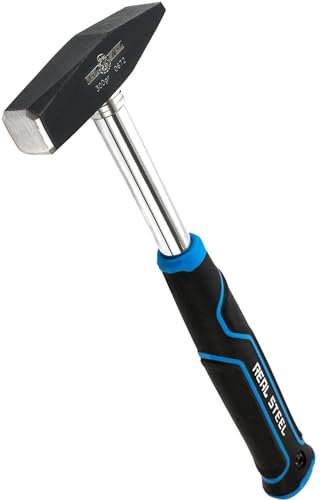 REAL STEEL 0672 Schmiedehammer, Rohrform, Kreuzstift, 325 g, kleine Bauwerkzeuge, Blechhammer