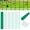 ACXIN Absperrzaun 1 x 30m Schutznetz Maschenweite 75 x 35mm(LxH) Weidezaun Geflügelnetz Begrenzungszaun Hundezaun Warnnetz für Garten Baustelle Bauernhof, ohne Umreifung, Grün, 1 Rolle